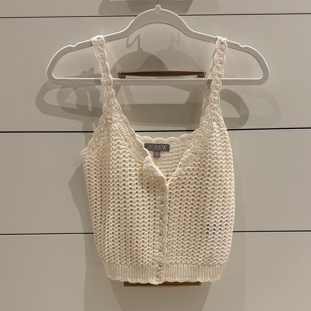 J. Crew Women's Cream Knit Camisole